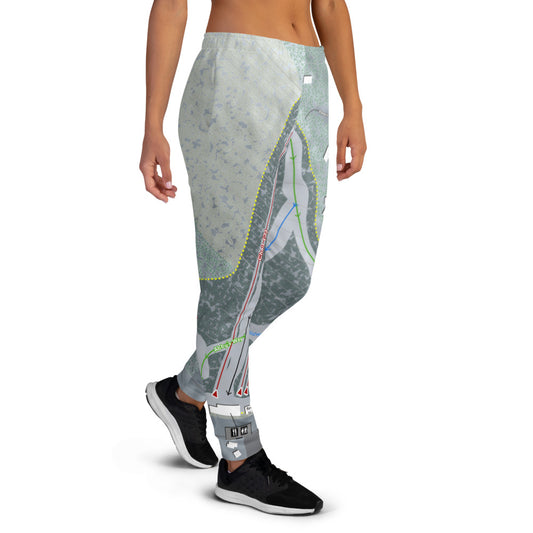 Otis Ridge, Massachusetts Ski Trail Map Women's Mid-Layer - Powderaddicts