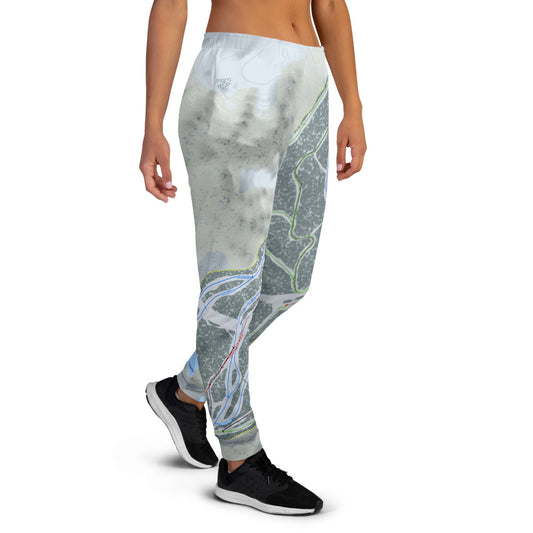 Snowy Range, Wyoming Ski Trail Map Women's Mid-Layer - Powderaddicts