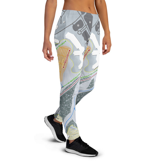 Shanty Creek Summit Mtn, Michigan Ski Trail Map Women's Mid-Layer - Powderaddicts