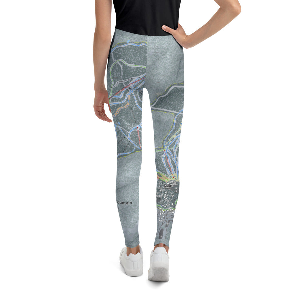 Whitefish Mountain, Montana Ski Trail Map Youth Layers