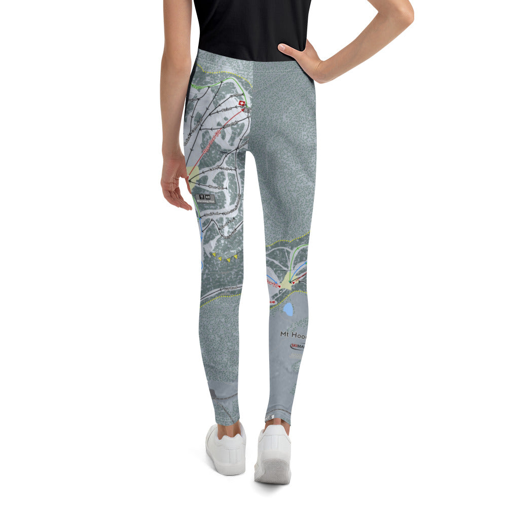 Mt. Hood Ski Bowl, Oregon Ski Trail Map Youth Layers