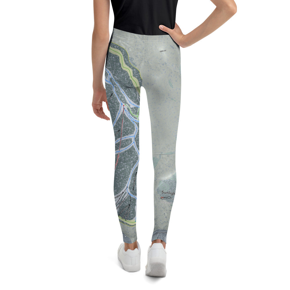 Sunlight Mountain Resort, Colorado Ski Trail Map Youth Layers