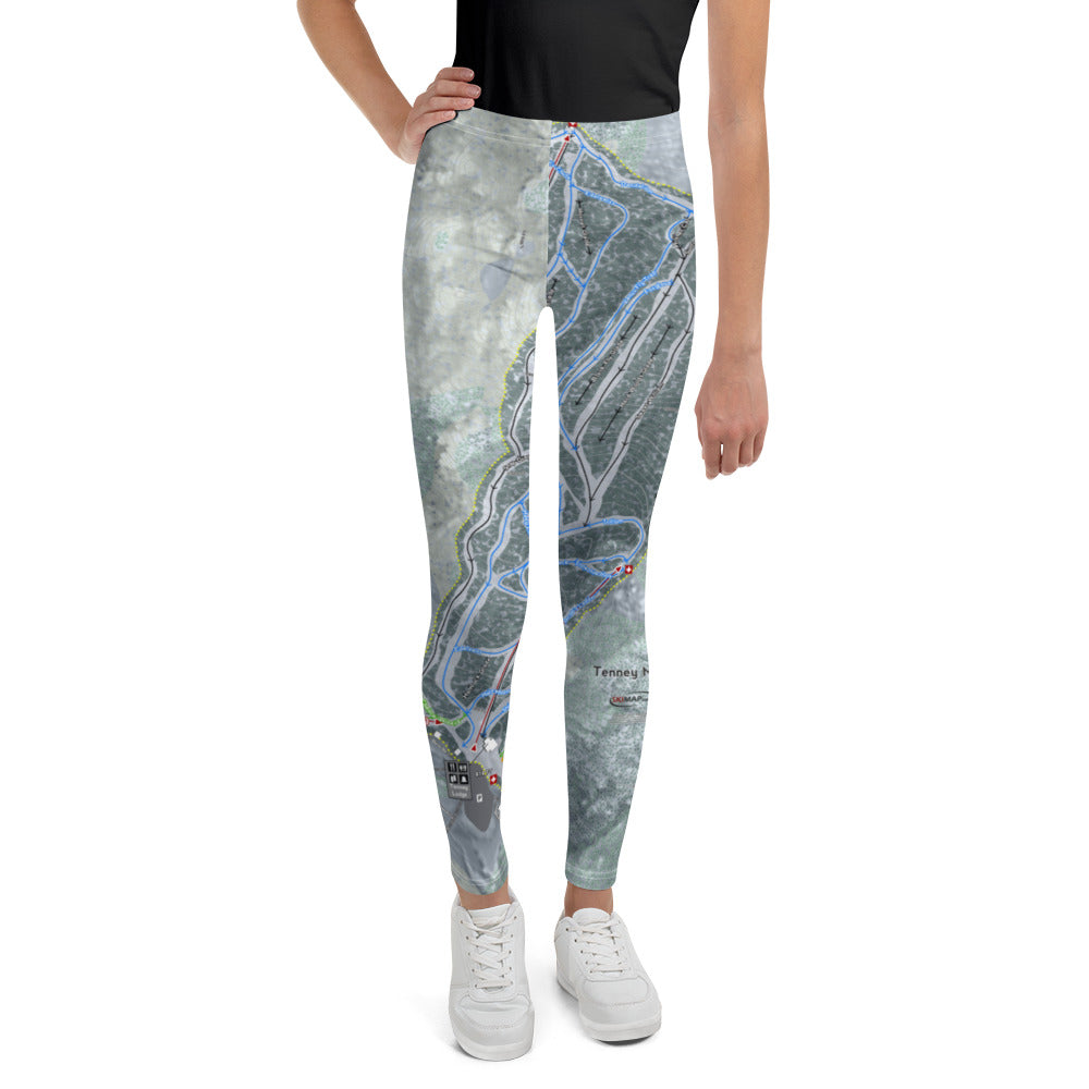 Tenney Mountain, New Hampshire Ski Trail Map Youth Layers
