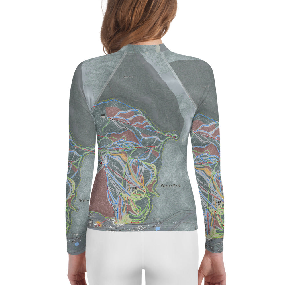 Winter Park, Colorado Ski Trail Map Youth Layers