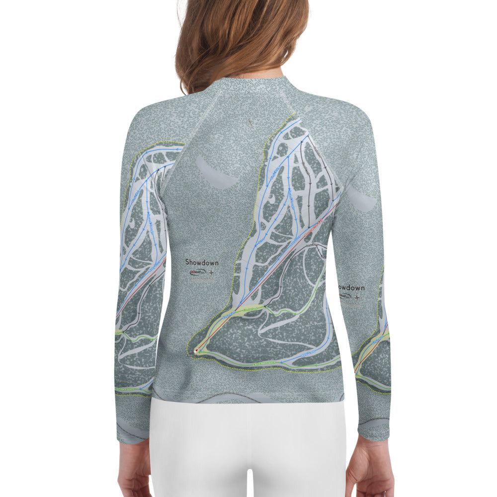 Showdown, Montana Ski Trail Map Youth Layers