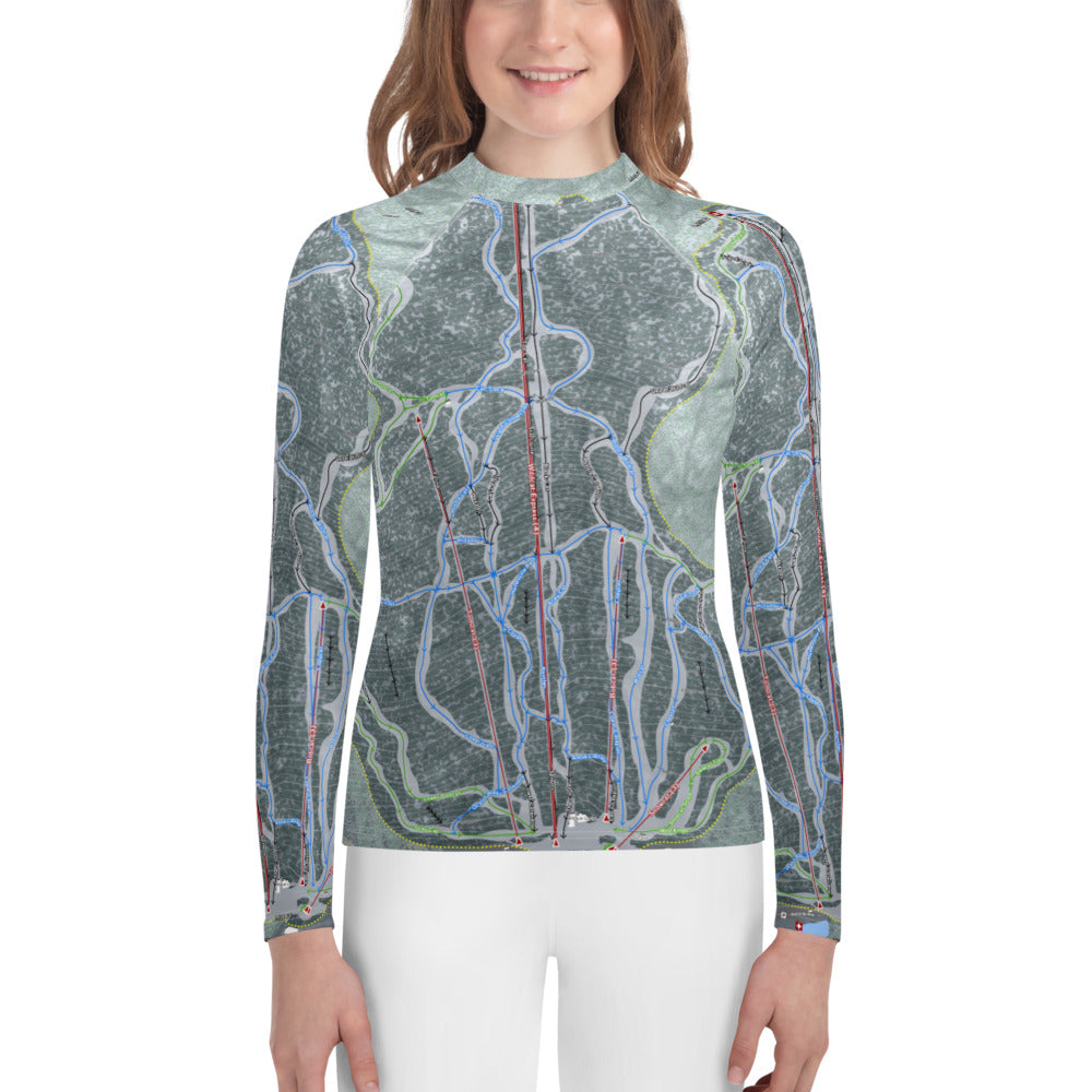 Wildcat Mountain, New Hampshire Ski Trail Map Youth Layers