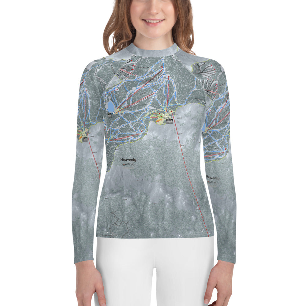 Heavenly, Nevada Ski Trail Map Youth Layers