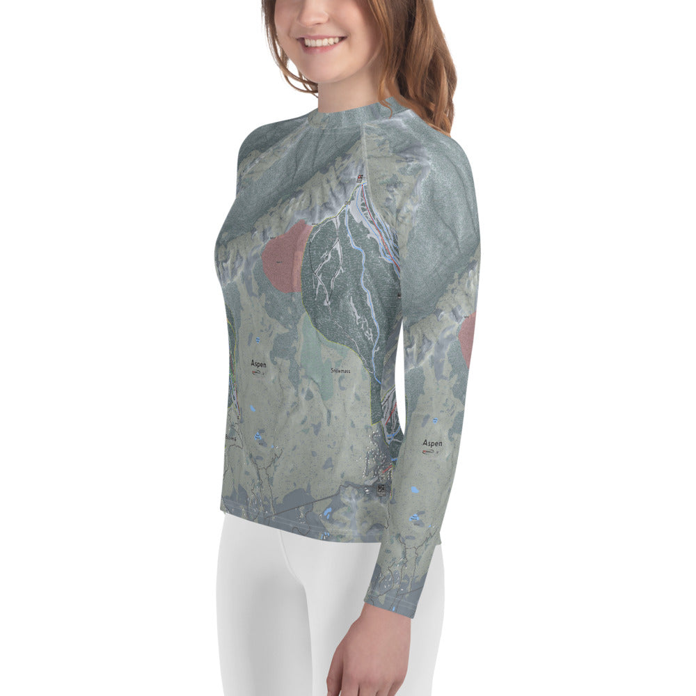 Aspen Snowmass, Colorado Ski Trail Map - Youth Layers