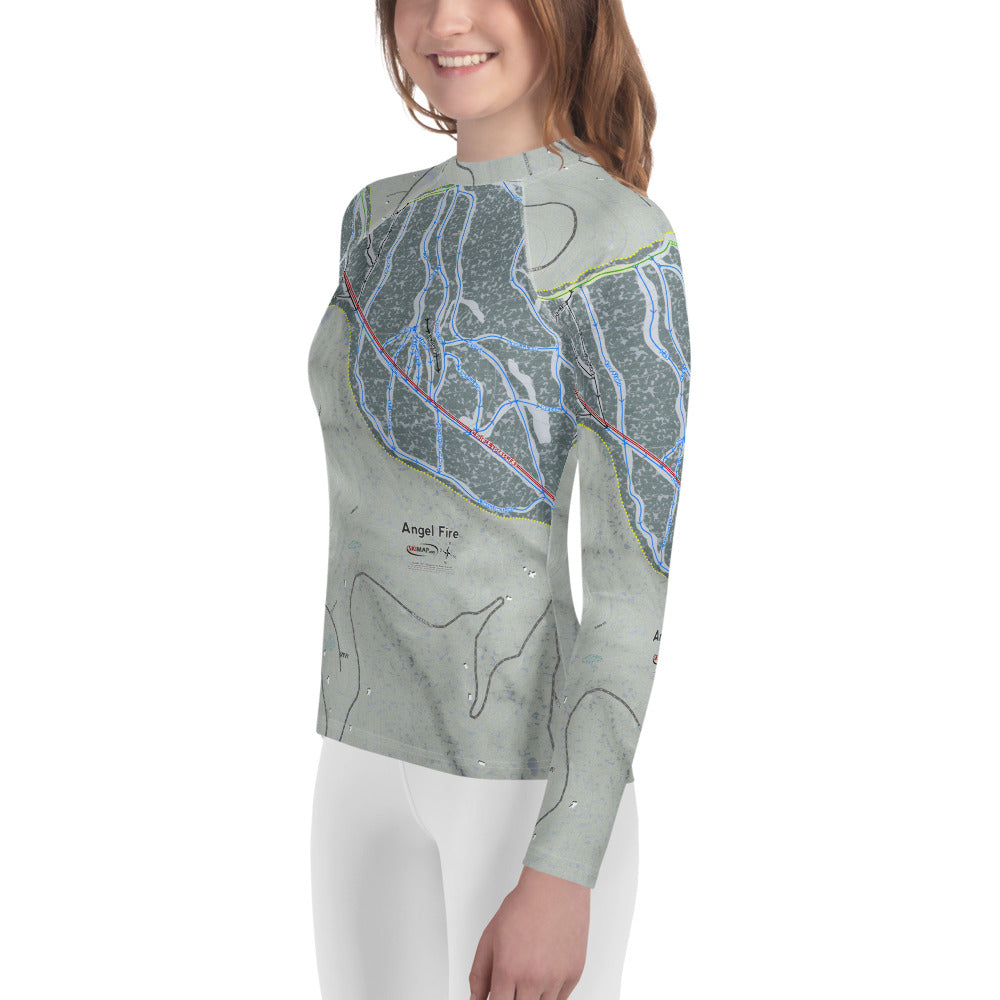 Angel Fire, New Mexico Ski Trail Map Youth Layers