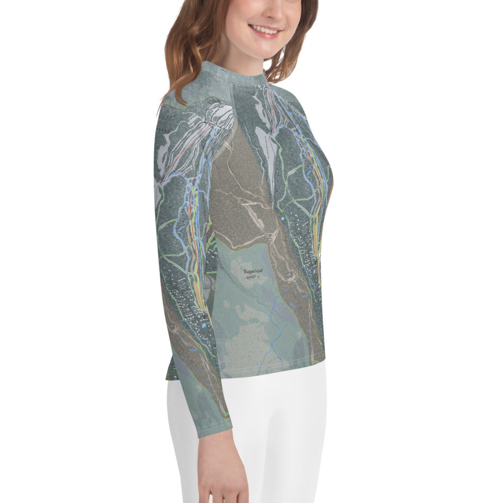 Sugarloaf, Maine Ski Trail Map - Youth Layers - Powderaddicts