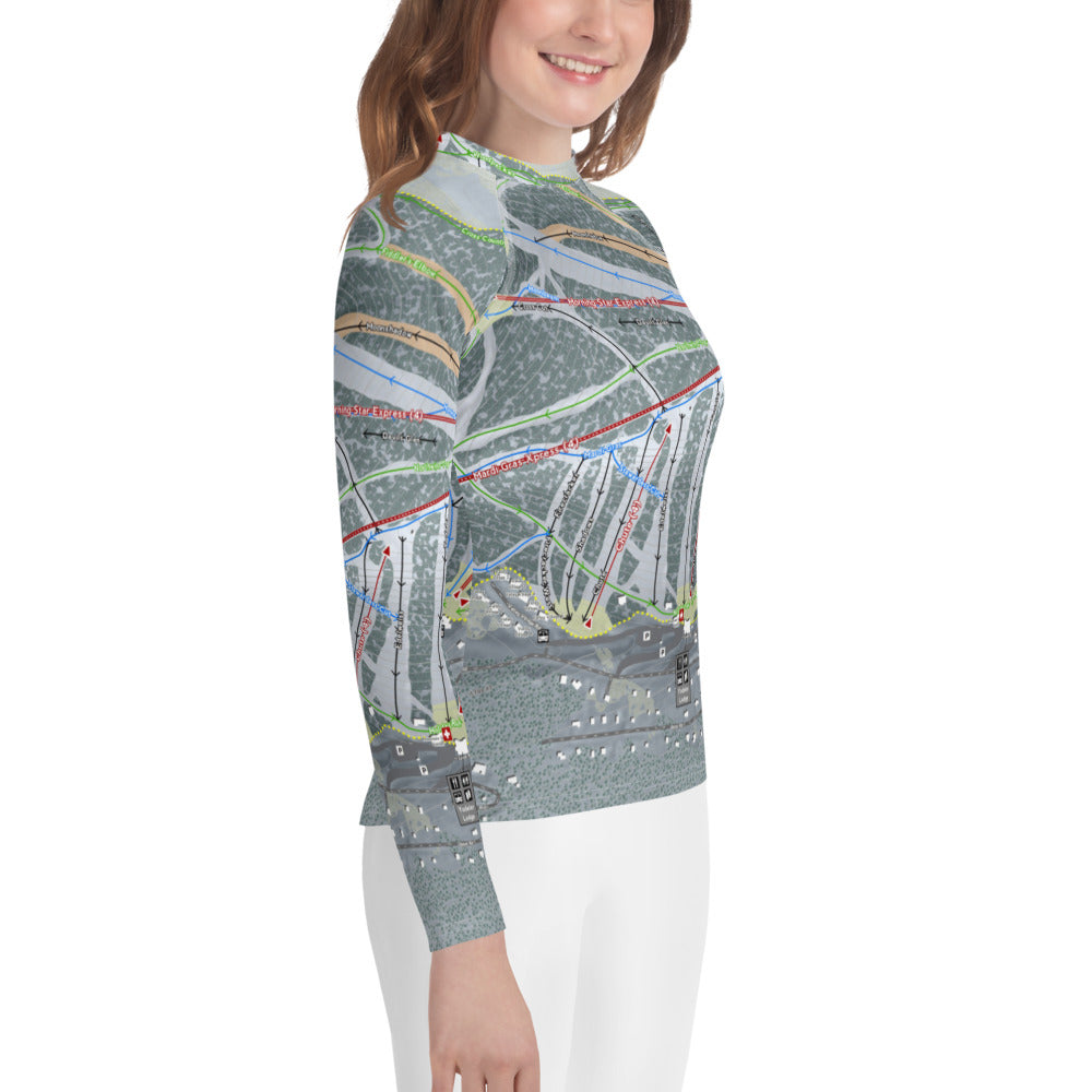 Holiday Valley, New York Ski Trail Map Youth Layers