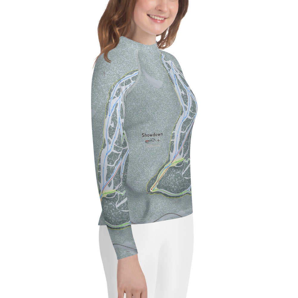 Showdown, Montana Ski Trail Map Youth Layers