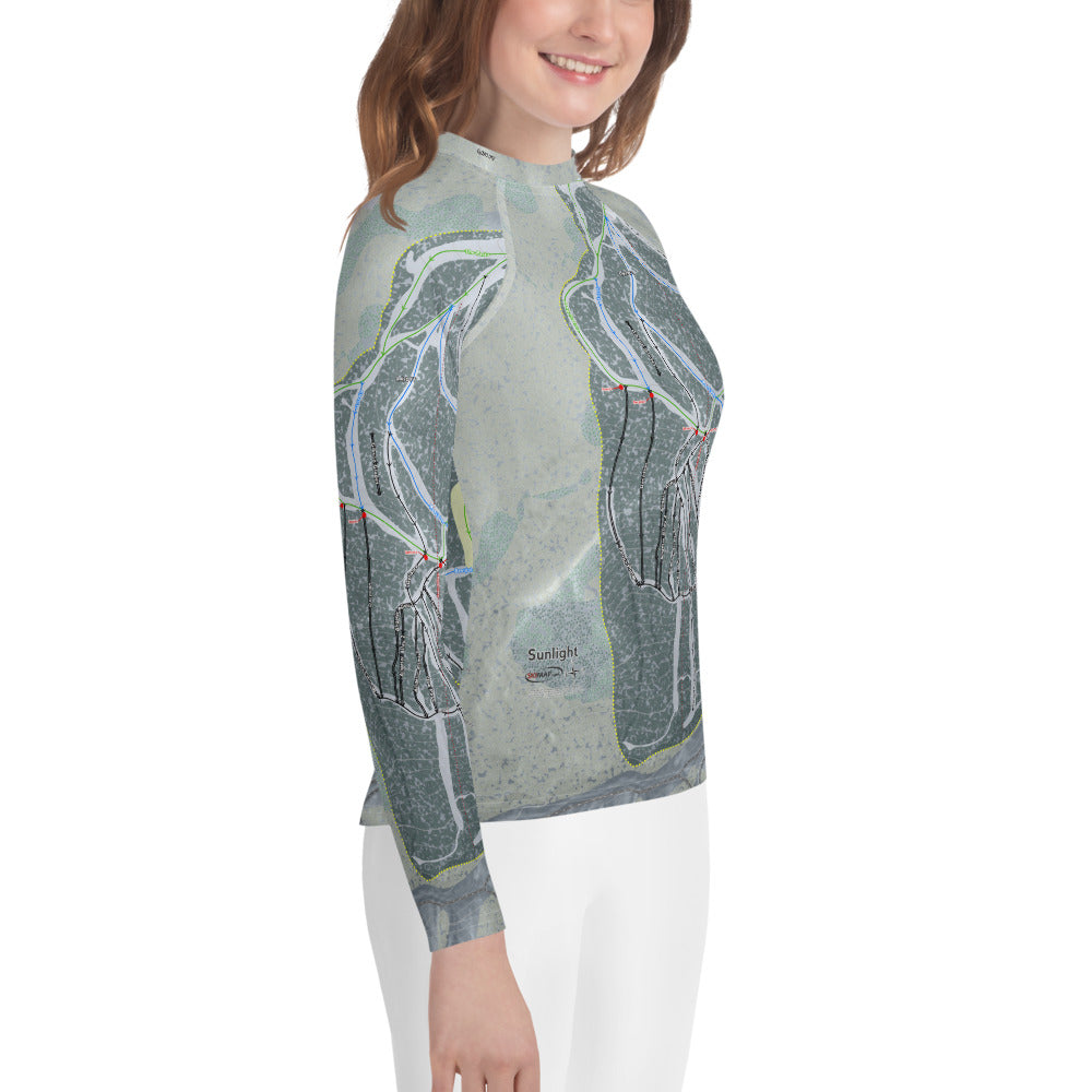 Sunlight Mountain Resort, Colorado Ski Trail Map Youth Layers