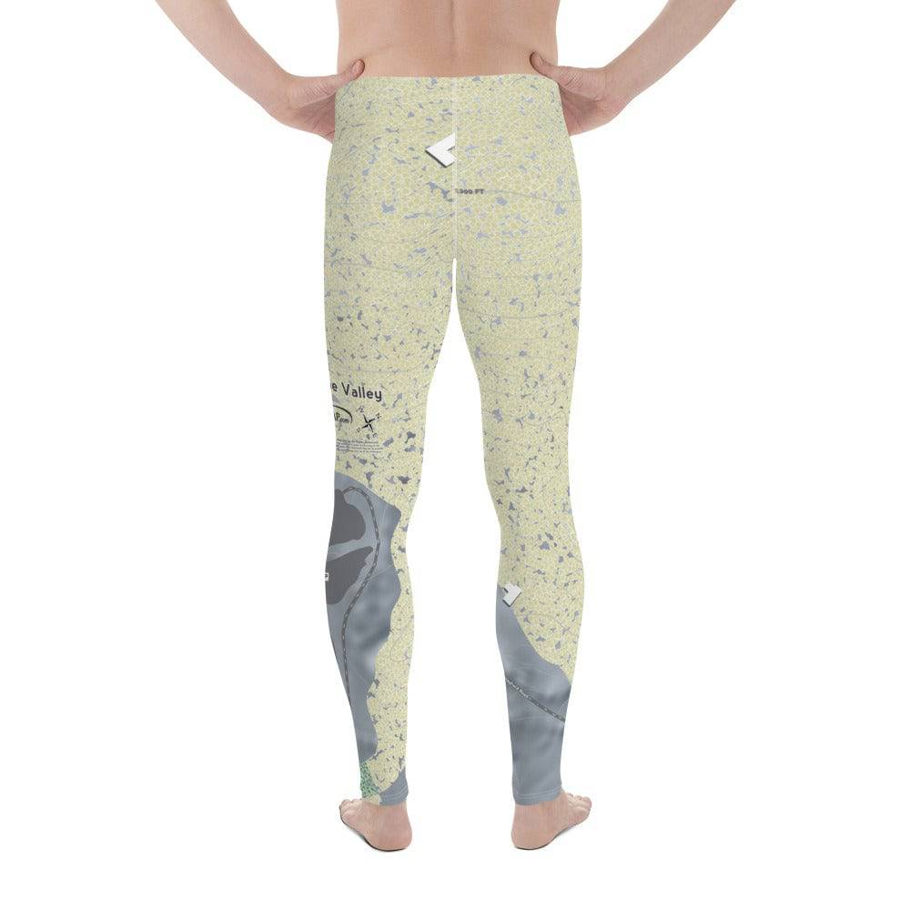 Alpine Valley, Ohio Ski Trail Map Men's Base Layer Bottom - Powderaddicts