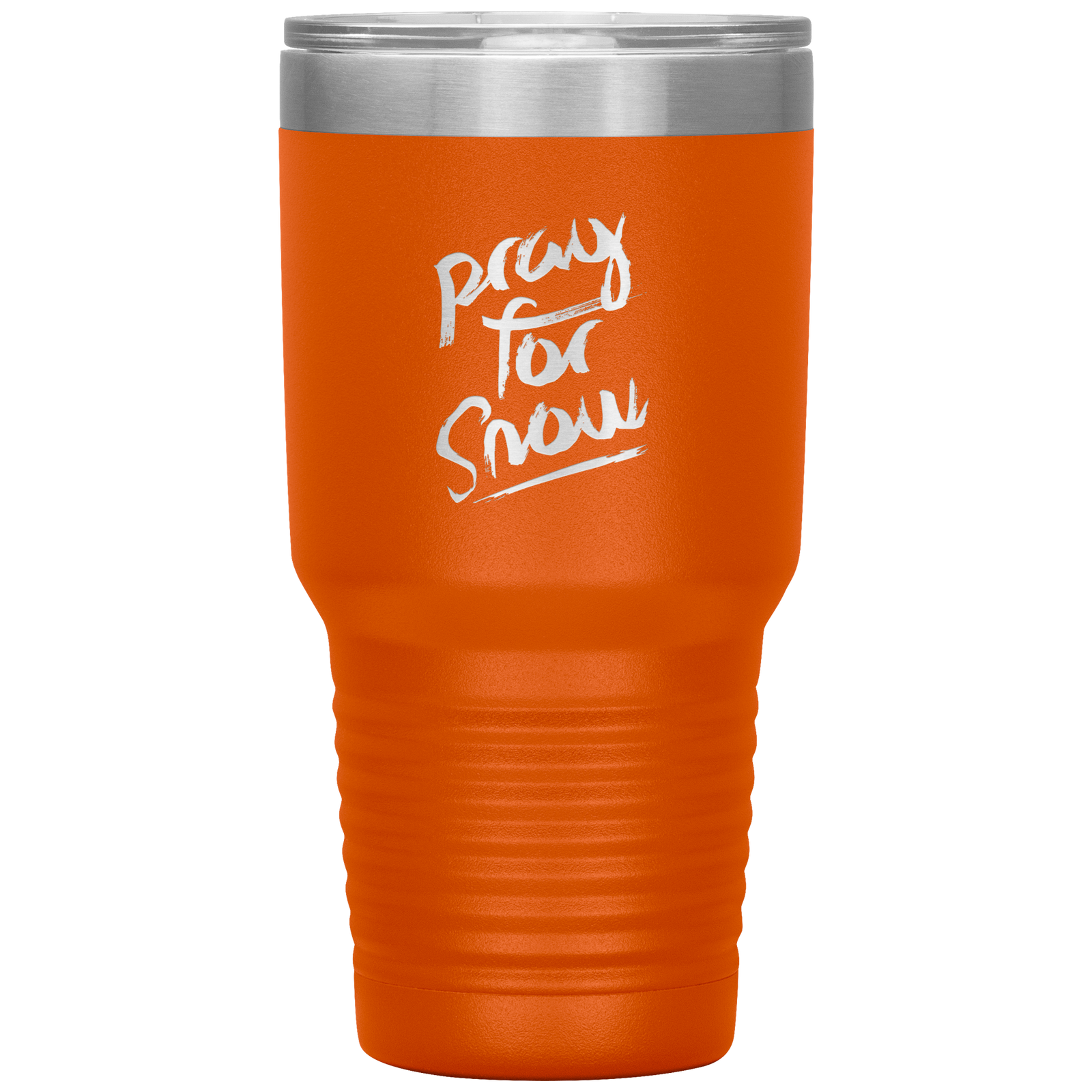 Pray For Snow Back 30oz Tumbler - Powderaddicts