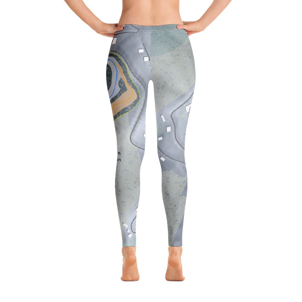 Appalachian Ski Mountain, North Carolina Ski Trail Map Women's Base Layer Bottom - Powderaddicts