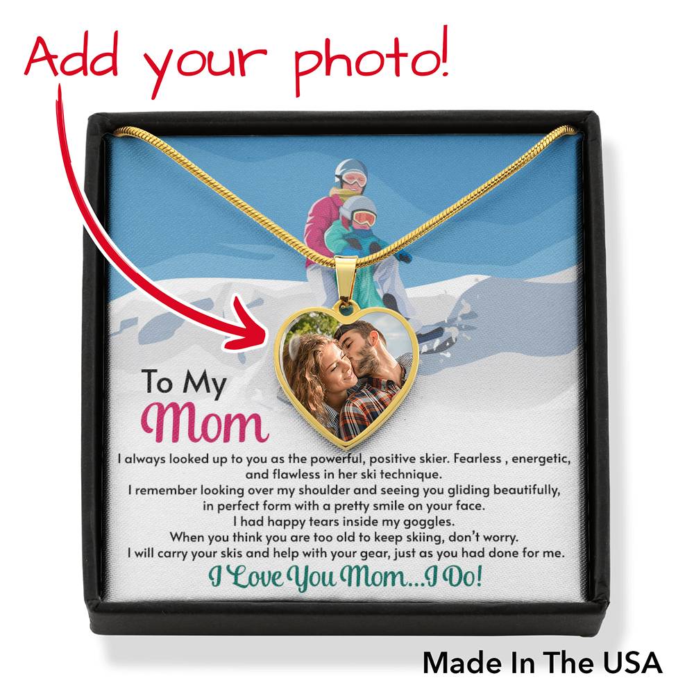 PERSONALIZED Photo Pendant for Moms: I Always Looked Up To You - Powderaddicts