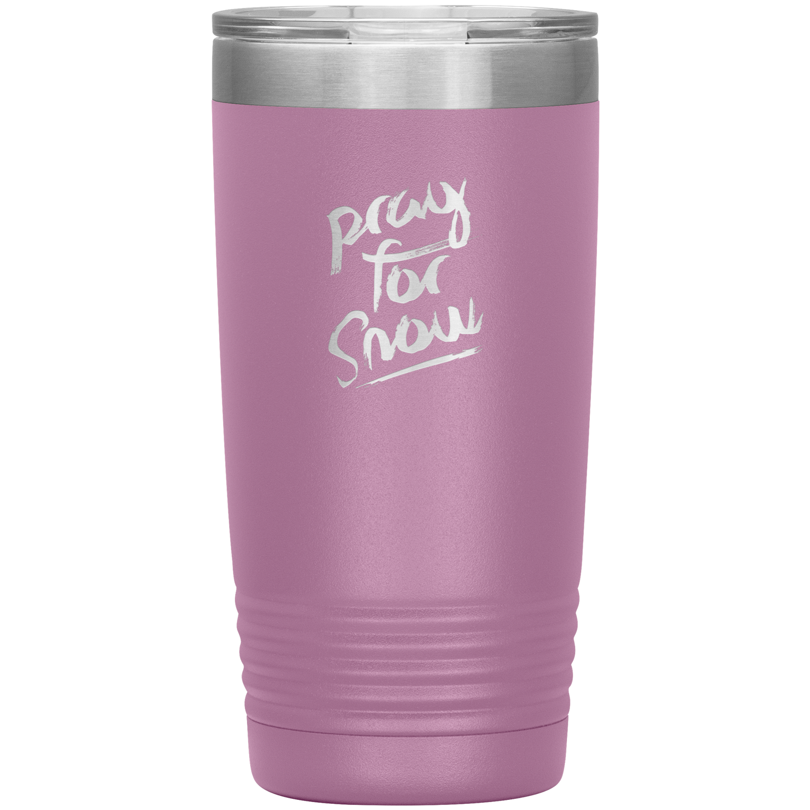 Pray For Snow Back 20oz Tumbler - Powderaddicts