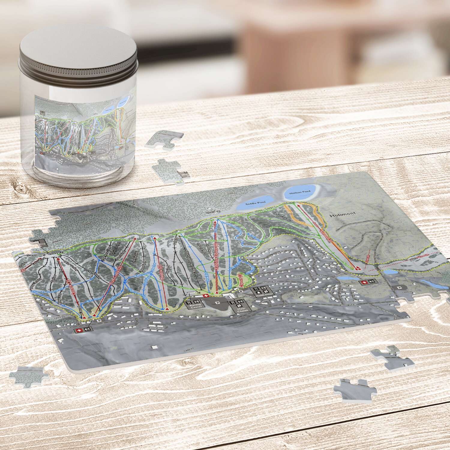 Holimont New York Ski Trail Map Puzzles - Powderaddicts