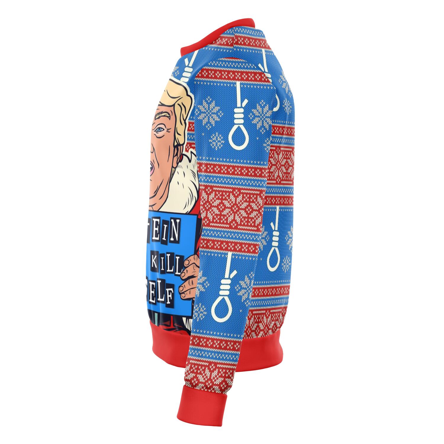 Epstein Didn't Kill Himself Trump Ugly Christmas Sweater Order By December 5 - Powderaddicts