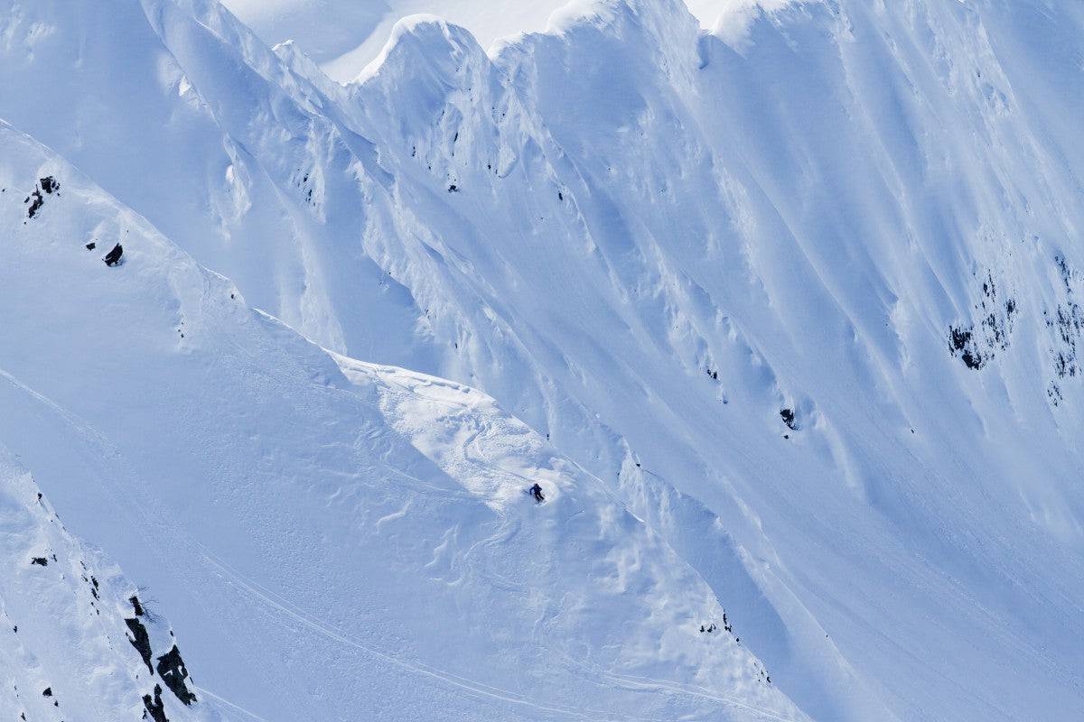 Backcountry Skiing In The Chugach Mountains In Late Winter; Southcentral Alaska, United States Of America - Powderaddicts