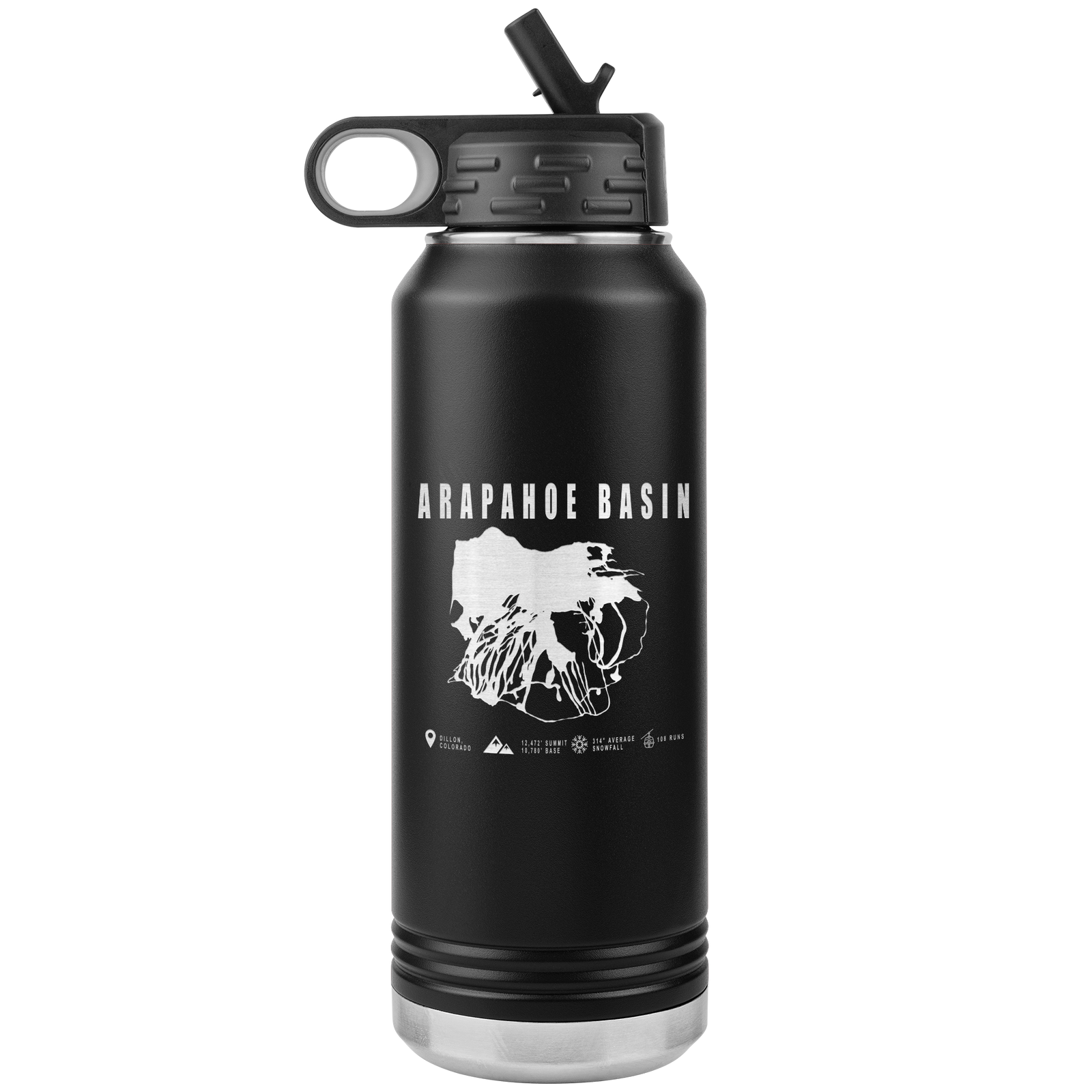 Arapahoe Basin,Colorado Ski Resort 32oz Tumbler - Powderaddicts
