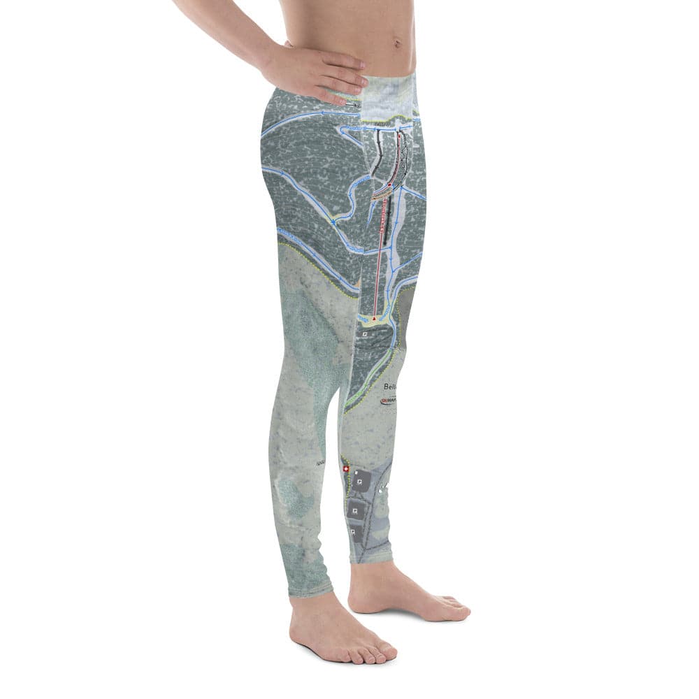 Belleayre, New York Ski Trail Map Men's Base Layer Bottom - Powderaddicts