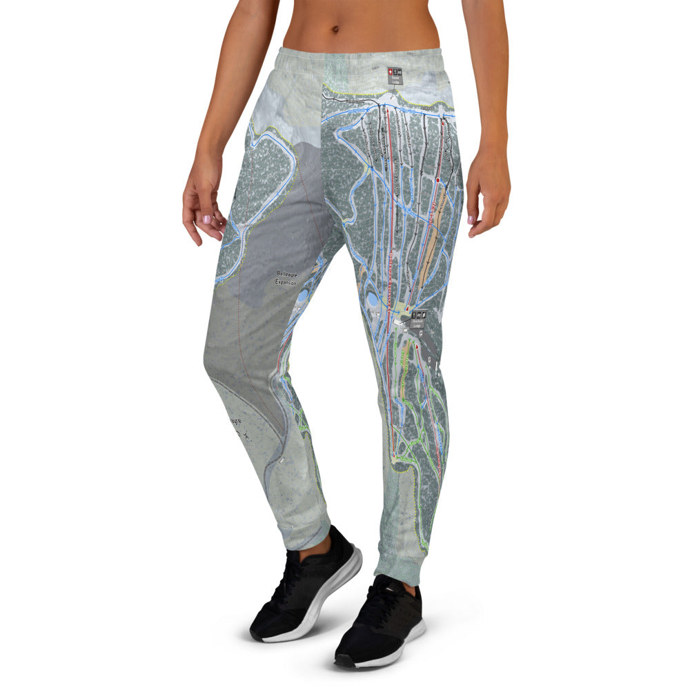 Belleayre Resort, New York Ski Trail Map Women's Mid-Layer - Powderaddicts