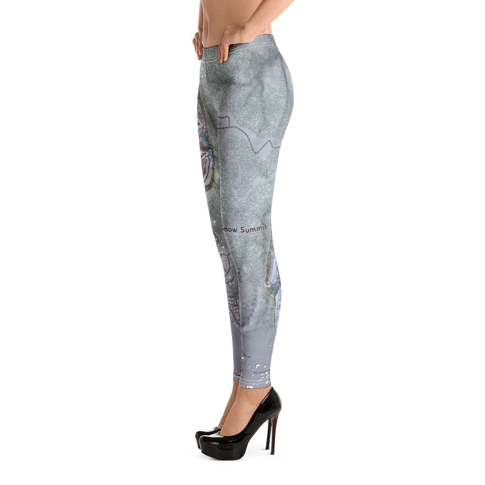Big Bear Combo, California Ski Trail Map Women's Base Layer Bottom - Powderaddicts