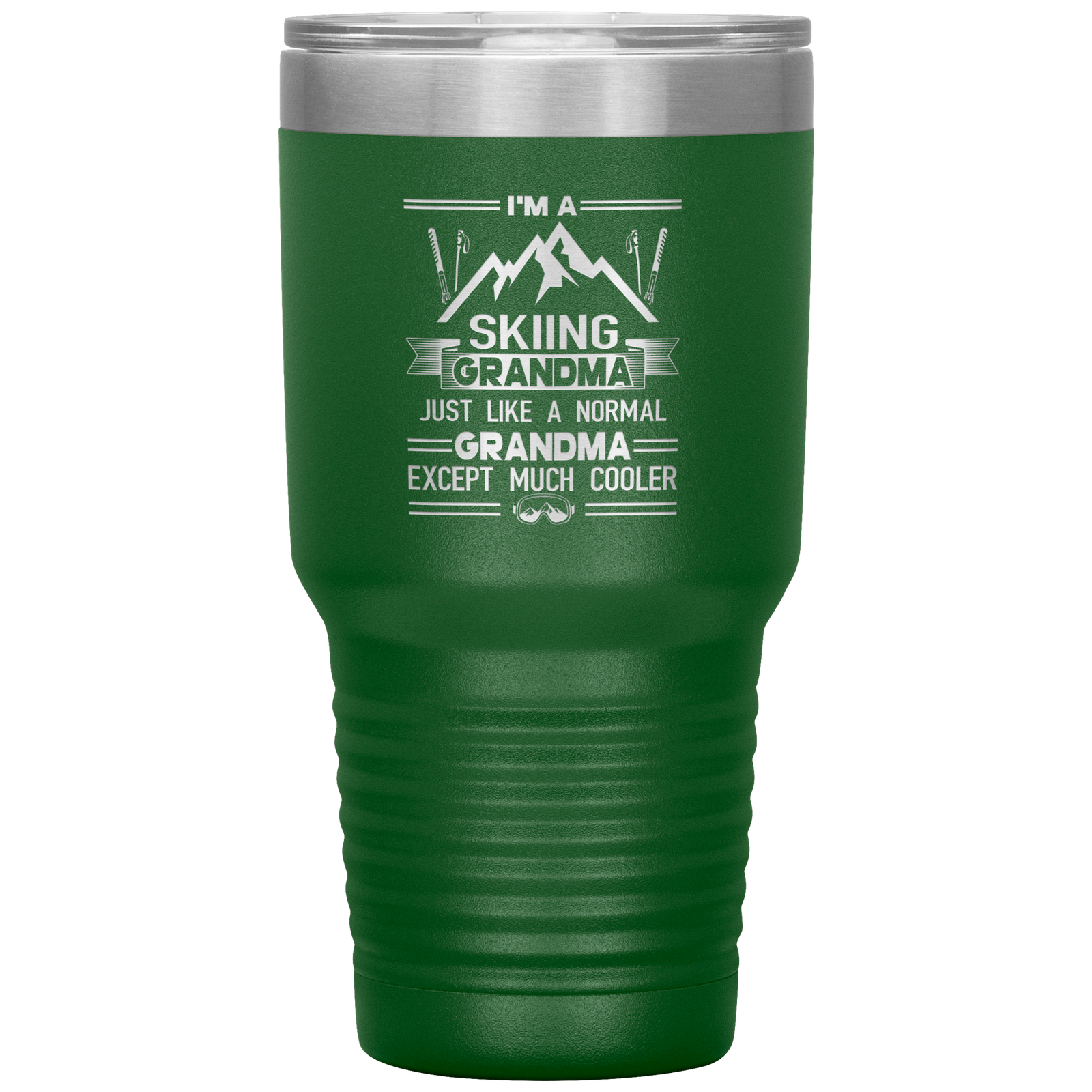 I'm A Skiing Grandma 30oz Tumbler - Powderaddicts