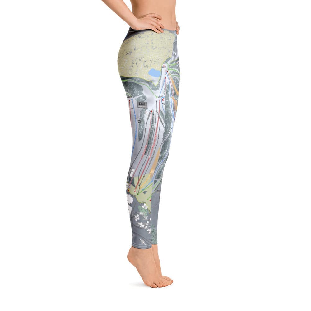 Boyne Mountain, Michigan Ski Trail Map Women's Base Layer Bottom - Powderaddicts