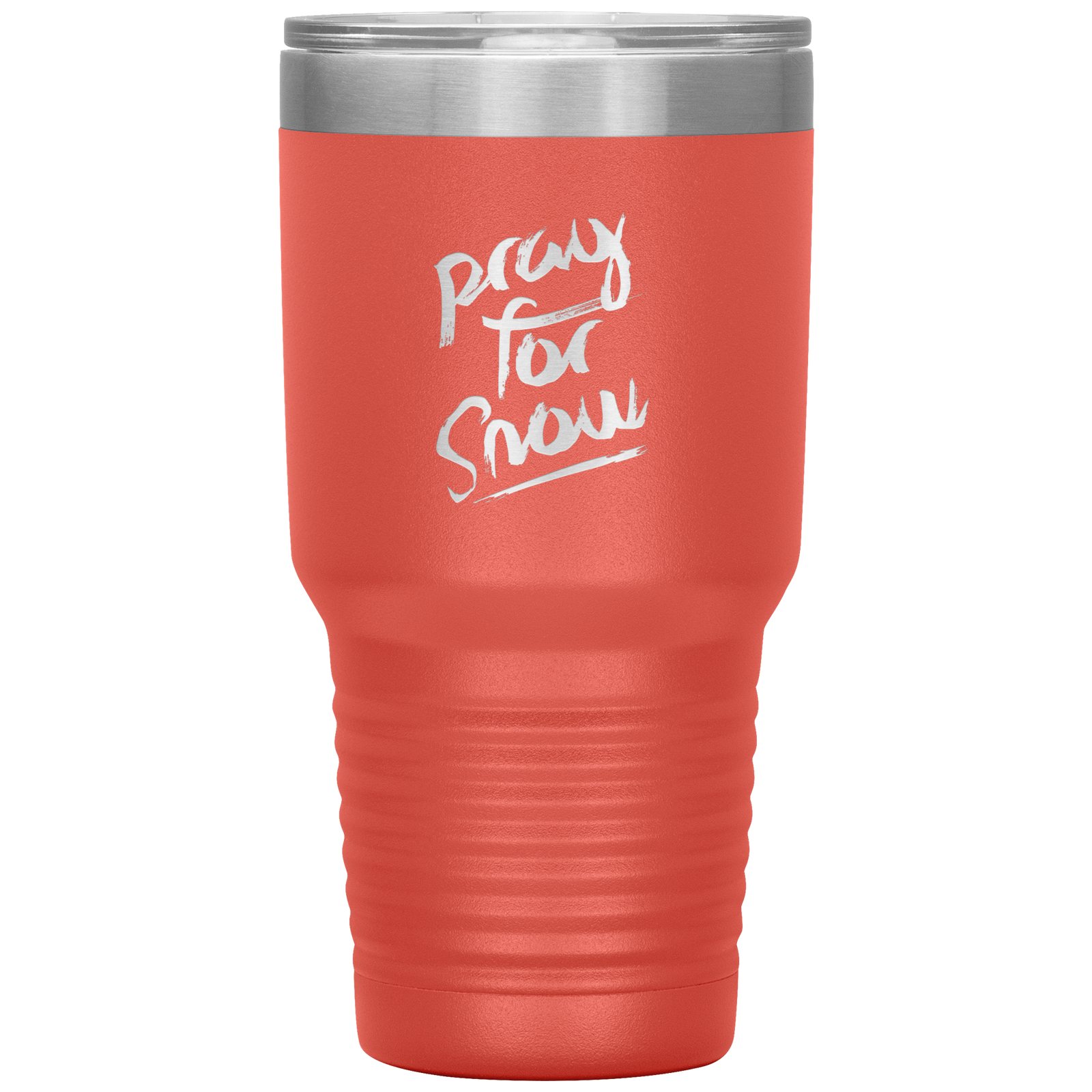 Pray For Snow Back 30oz Tumbler - Powderaddicts