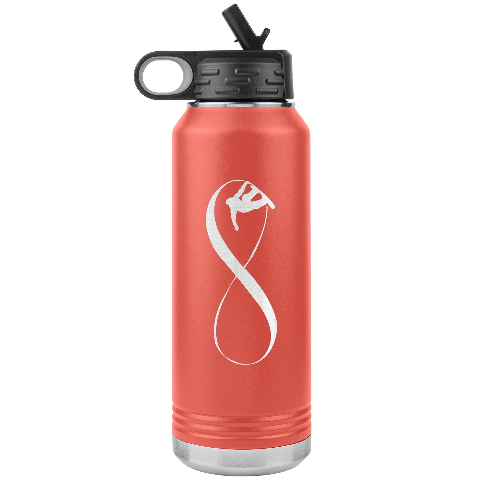 Infinity Snowboard 32oz Water Bottle Tumbler - Powderaddicts