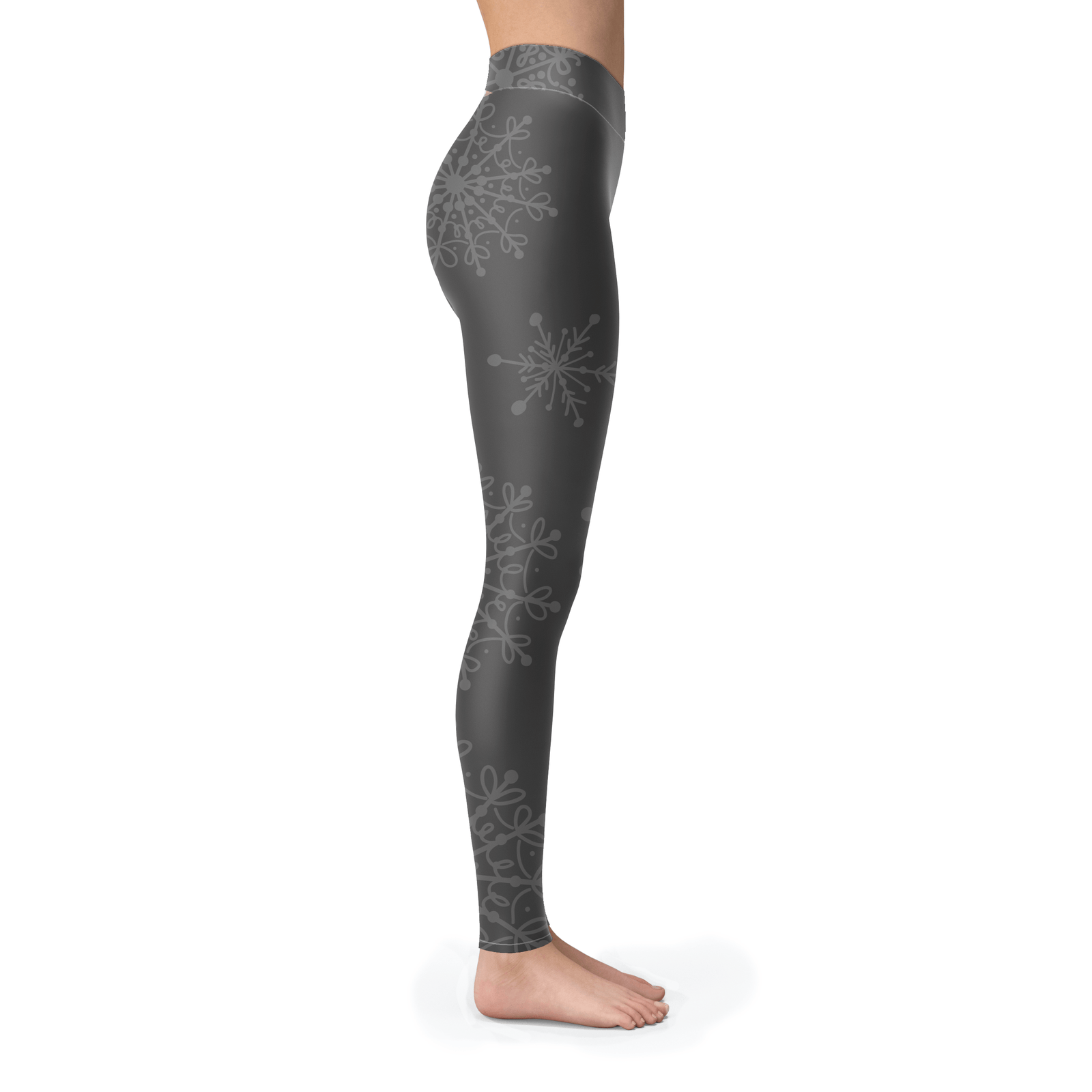 Charcoal and Grey Snow Leggings - Powderaddicts