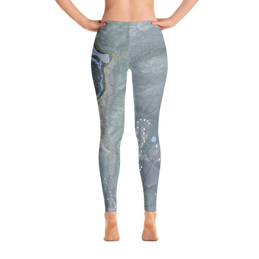 Cranmore, New Hampshire Ski Trail Map Women's Base Layer Bottom - Powderaddicts