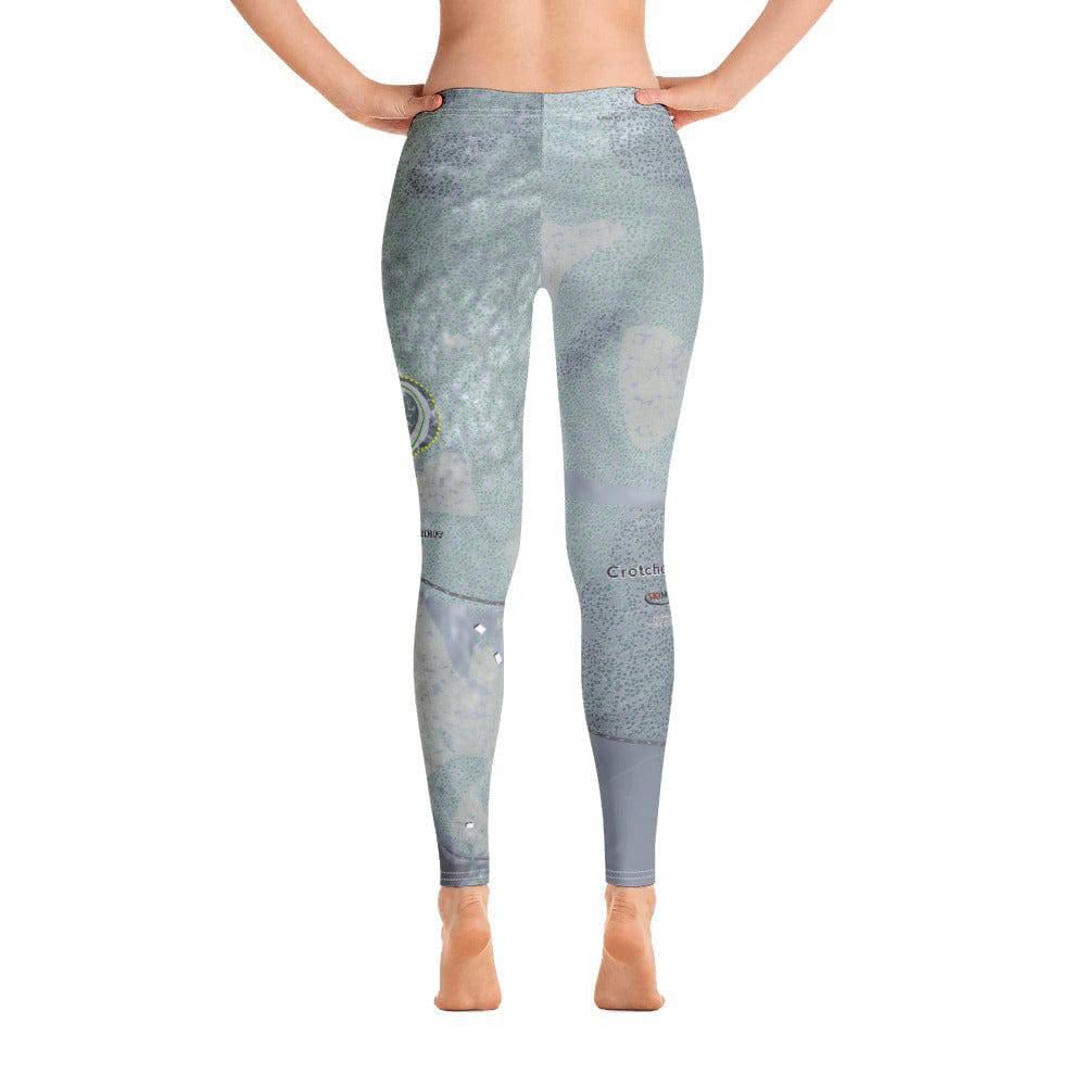 Crotched Mountain, New Hampshire Ski Trail Map Women's Base Layer Bottom - Powderaddicts