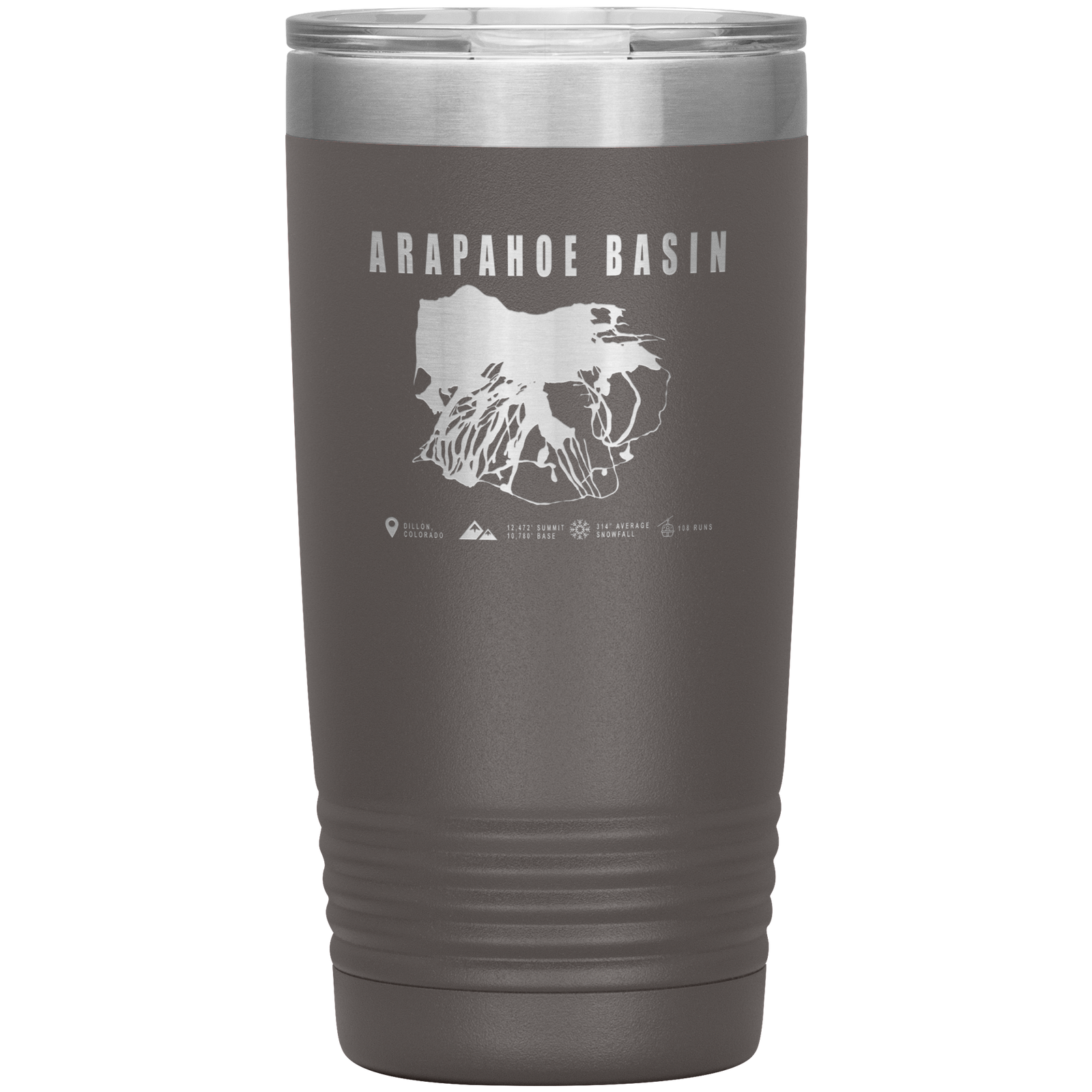 Arapahoe Basin,Colorado Ski Resort 20oz Tumbler - Powderaddicts