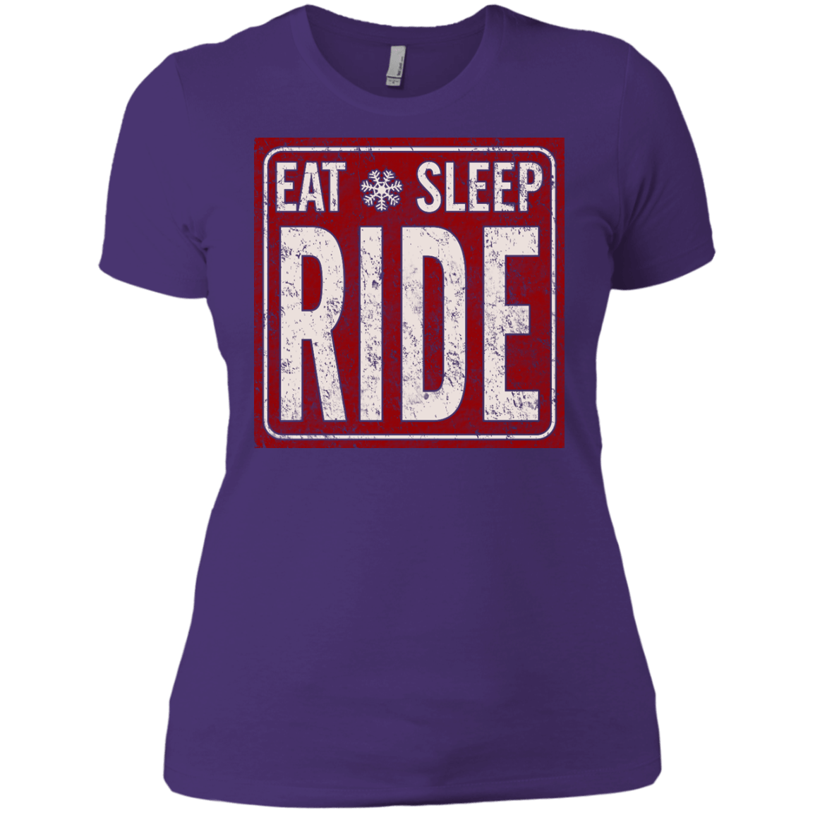 Eat Sleep Ride Ladies Tees - Powderaddicts