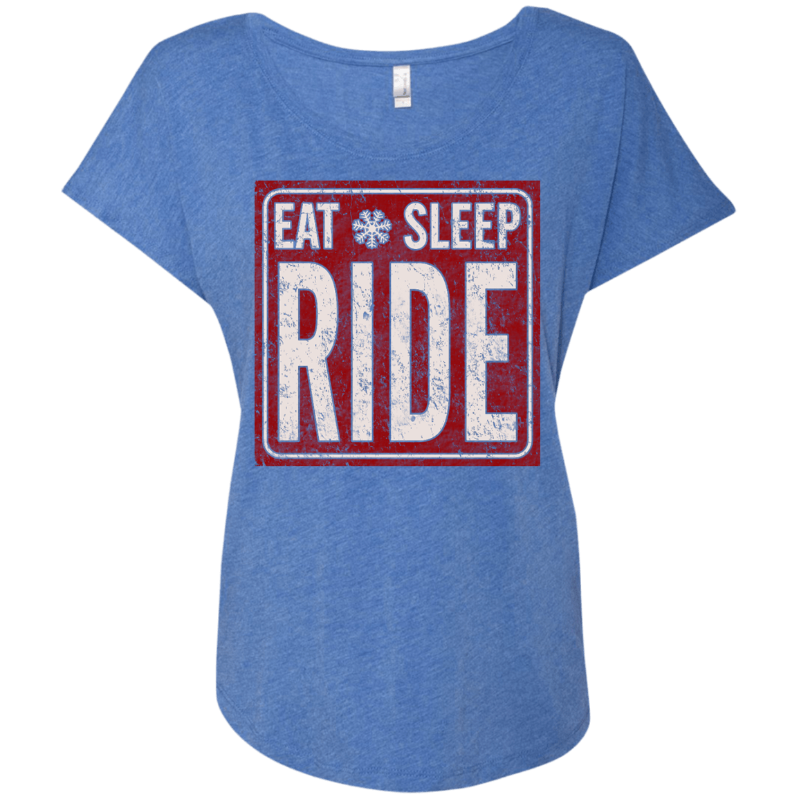 Eat Sleep Ride Ladies Tees - Powderaddicts