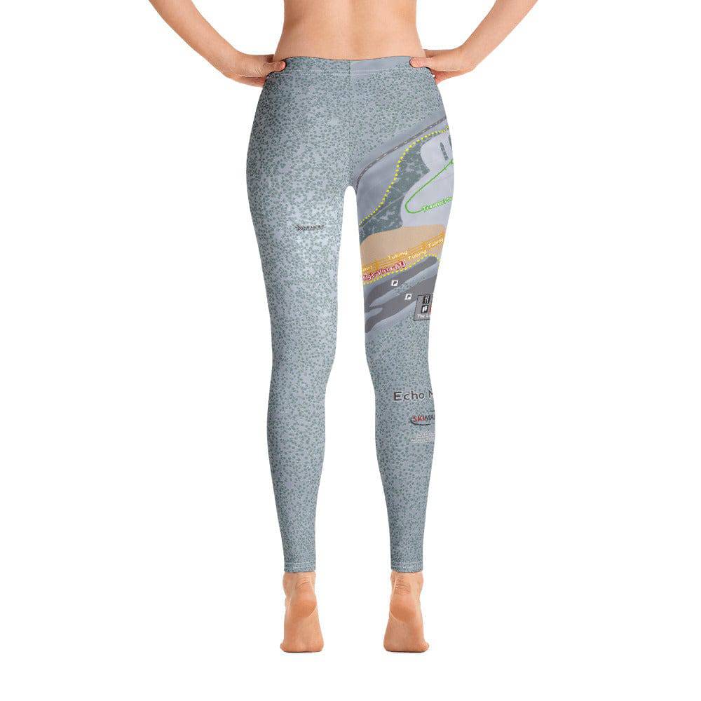 Echo Mountain, Colorado Ski Trail Map Women's Base Layer Bottom - Powderaddicts