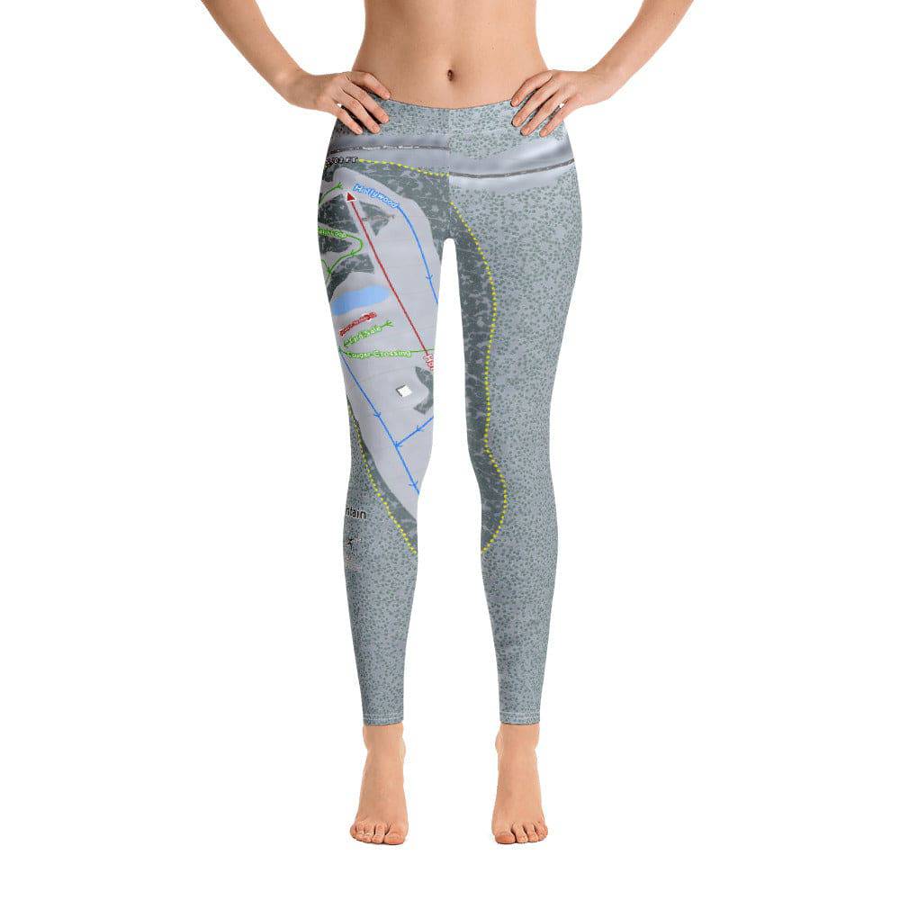 Echo Mountain, Colorado Ski Trail Map Women's Base Layer Bottom - Powderaddicts