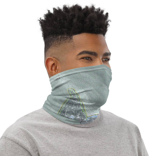 Elk Mountain, Pennsylvania Ski Trail Map Neck Gaiter - Powderaddicts
