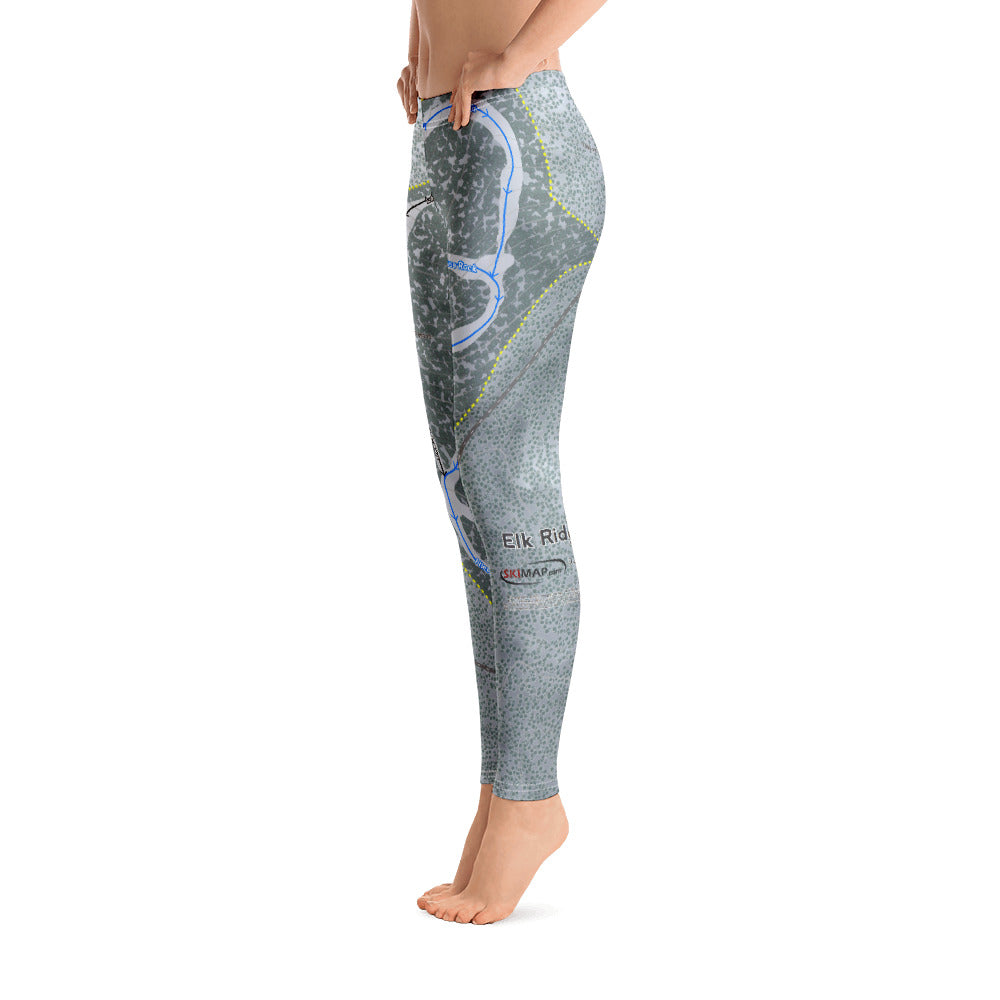 Elk Ridge, Arizona Ski Trail Map Women's Base Layer Bottom - Powderaddicts