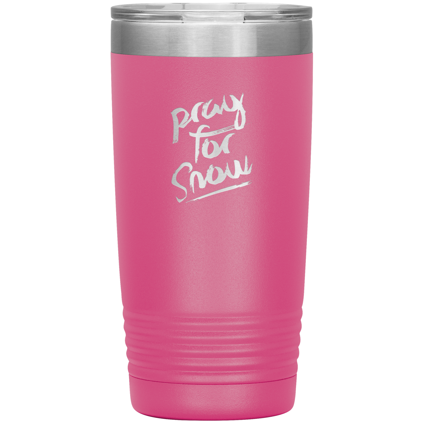 Pray For Snow Back 20oz Tumbler - Powderaddicts
