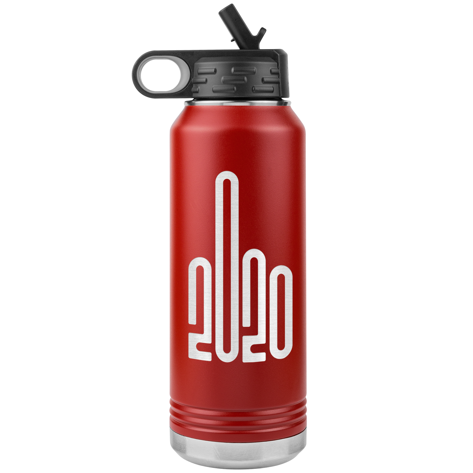 2020 Middle Finger 32oz Water Bottle Tumbler - Powderaddicts