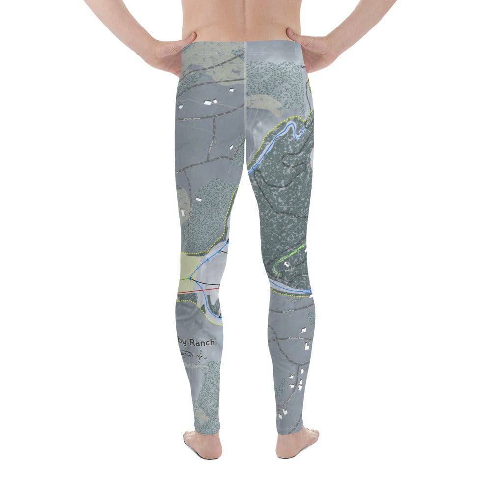 Granby Ranch, Colorado Ski Trail Map Men's Base Layer Bottom - Powderaddicts