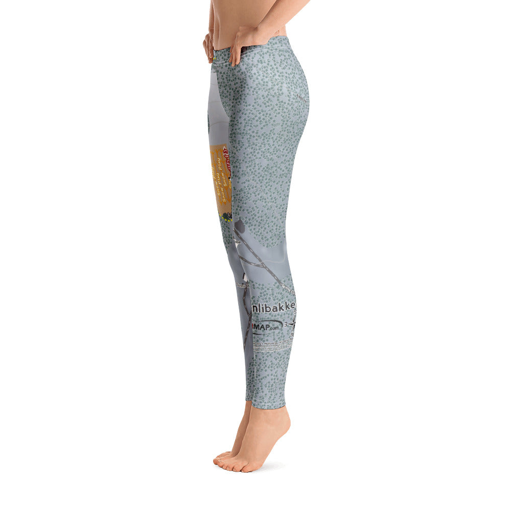 Granlibakken, California Ski Trail Map Women's Base Layer Bottom - Powderaddicts