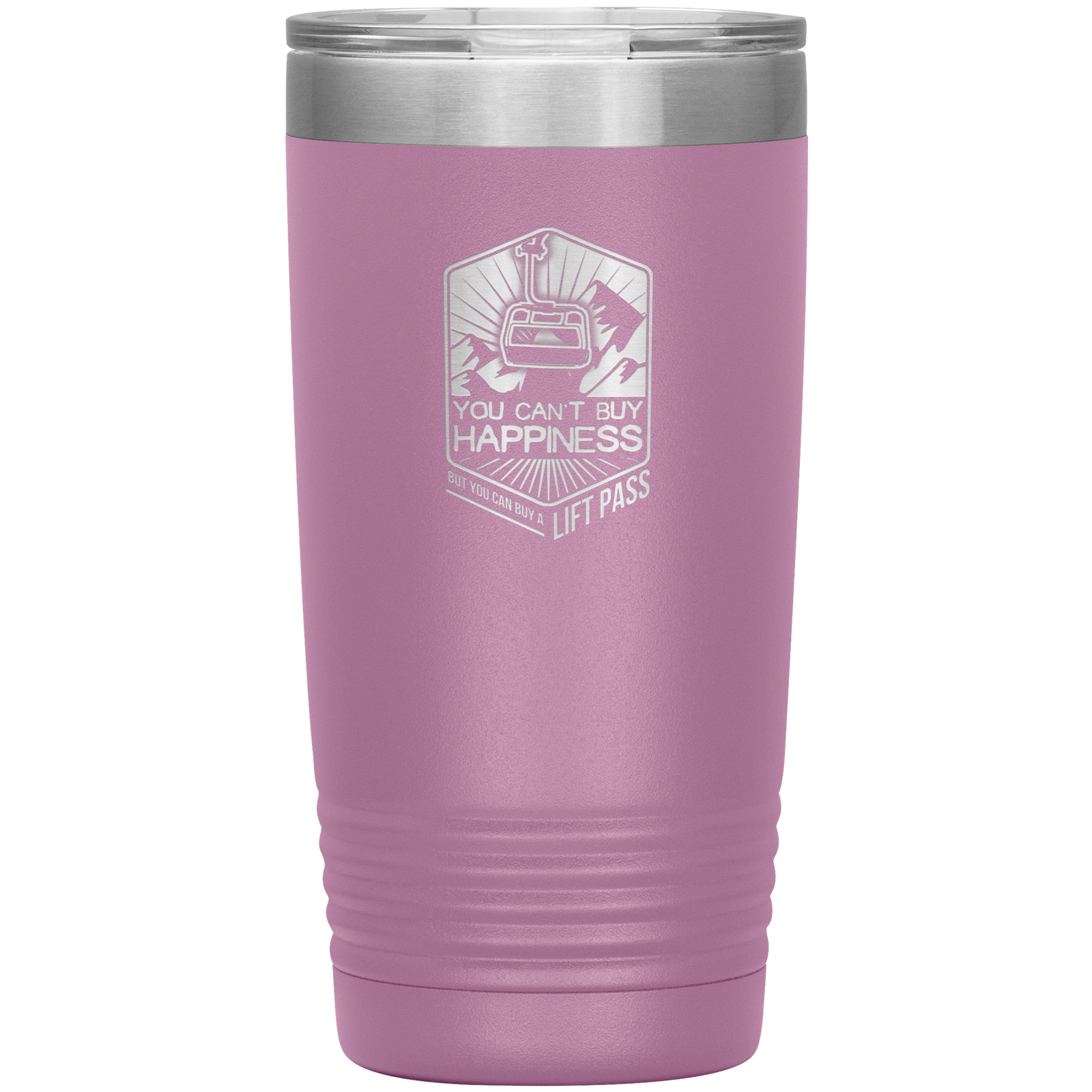 You Can't Buy Happiness But You Can Buy A Lift Pass 20oz Tumbler - Powderaddicts