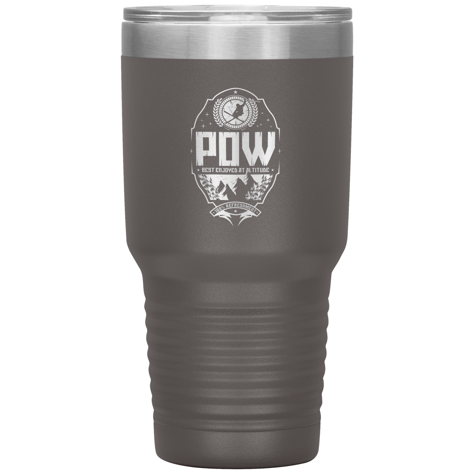 Pow Best Enjoyed At Altitude 30oz Tumbler - Powderaddicts