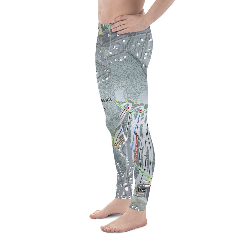 Holiday Valley Combo, New York Ski Trail Map Men's Base Layer Bottom - Powderaddicts